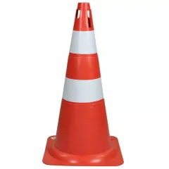 Cone Sinalizador Rígido Branco e Laranja - DeltaPlus WPS1916