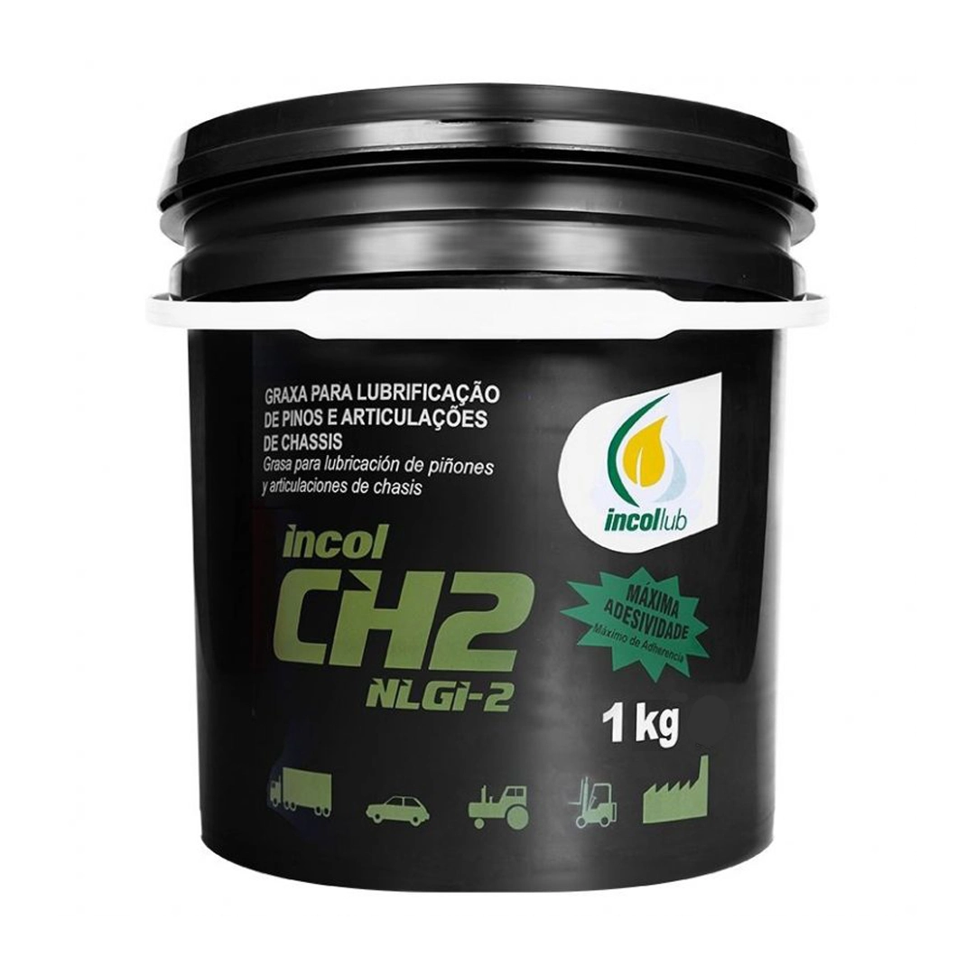 Graxa para Lubrificação de Pinos e Articulações 1kg - Incollub CH2