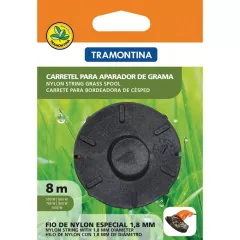 Carretel 1 Fio de Nylon 1,8 mm 8 metros para Aparador de Grama - Tramontina 78799463