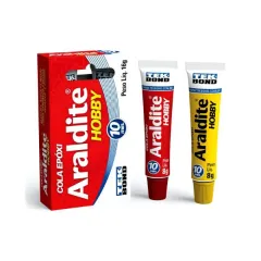 Adesivo Araldite Hobby 16g - Tekbond 10828500700 Adesivo Araldite Hobby 16g - Tekbond 10828500700
