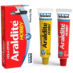 Adesivo Araldite Hobby 23g - Tekbond 10828500800 Adesivo Araldite Hobby 23g - Tekbond 10828500800