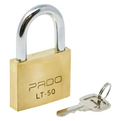 Cadeado em Latão Maciço de 50 MM com Chave - Pado LT-50