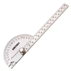 Transferidor de Grau Tipo Meia Lua 180 Graus - Kingtools 600.090 Transferidor de Grau Tipo Meia Lua 180 Graus - Kingtools 600.090