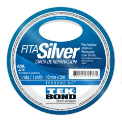 Fita Silver Azul 48MM x 5M - Tekbond 21191204805