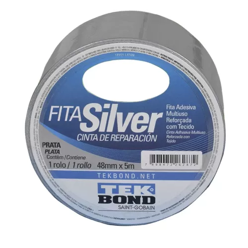 Fita Silver Prata 48MM x 5M - Tekbond 21181048000