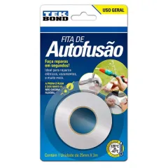 Fita de AutoFusão 25mm x 1m - Tekbond 21281025102