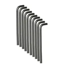 Jogo de Chaves Allen Hexagonais Longas Tipo L 10 Peças 2,0 MM à 10 MM - Gedore 012307