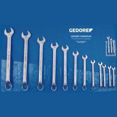 Jogo de Chaves Combinadas com 14 peças 1/4 Jogo de Chaves Combinadas com 14 peças 1/4