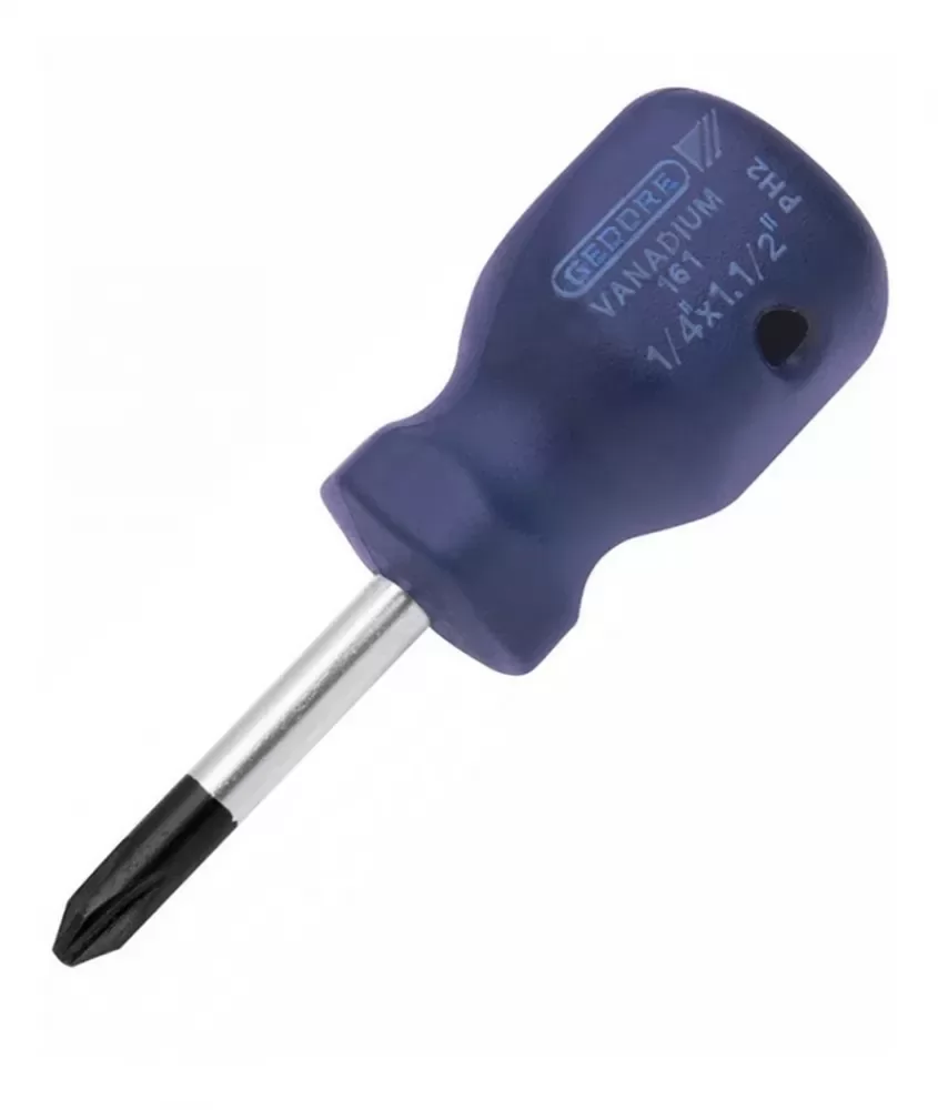 Chave de Fenda Cruzada Phillips Tipo Toco 1/8