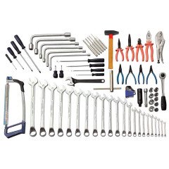 Jogo de Ferramentas para Manutenção Básica de Motos com 83 Peças - Gedore 084551