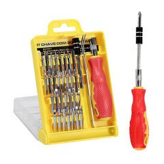 Kit Chaves Precisão 30 Pontas + Pinça e Prolongador Celular - House Tools 327545