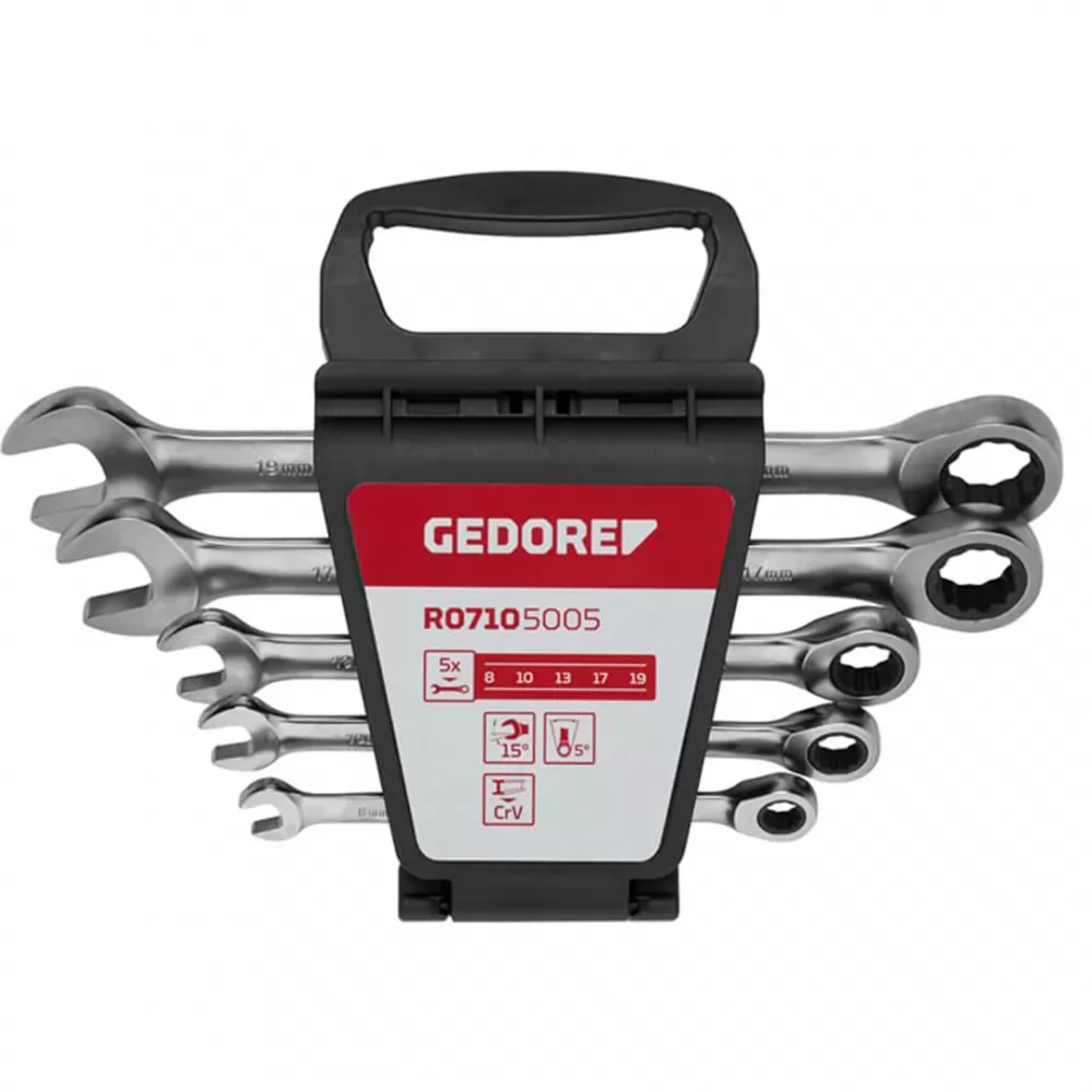 Jogo de Chaves Combinadas com Catraca 8 á 19 MM - Gedore Red 3300850