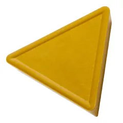 Inserto de Torneamento Face Única Positivo Triangular com 11° Folga 3/8