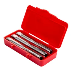 Jogo de Macho Manual Canal Reto M8 mm x 1.25 mm com 3 Peças - Dormer E559M8NO8 Jogo de Macho Manual Canal Reto M8 mm x 1.25 mm com 3 Peças - Dormer E559M8NO8