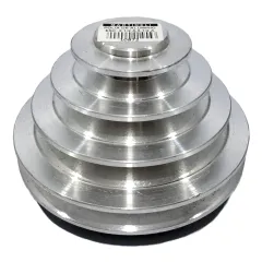 Polia de Aluminío Escalonada para Transmição 4 Canais de 65mm à 140mm - Alucal PAE65-140A1 Polia de Aluminío Escalonada para Transmição 4 Canais de 65mm à 140mm - Alucal PAE65-140A1