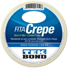 Fita Crepe ATB 24MM x 50MT - Tekbond 21111024500 Fita Crepe ATB 24MM x 50MT - Tekbond 21111024500