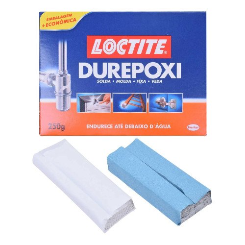 Massa Epoxi Cimento Cinza 250 g - Loctite Durepoxi 2087062 Massa Epoxi Cimento Cinza 250 g - Loctite Durepoxi 2087062
