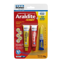 Adesivo Araldite Kit Hobby 23G + Tekbond Instat. 2G Blister - Tekbond 10828500702 Adesivo Araldite Kit Hobby 23G + Tekbond Instat. 2G Blister - Tekbond 10828500702