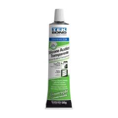 Adesivo de Silicone Acetico 50G Transparente - Tekbond 22034001200