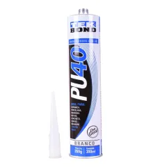 Adesivo PU 40 Branco Cartucho 310ml 420g - Tekbond 21004001000 Adesivo PU 40 Branco Cartucho 310ml 420g - Tekbond 21004001000