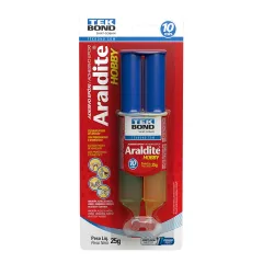 Adesivo Araldite Hobby 25G Seringa Blister - Tekbond 10828501000 Adesivo Araldite Hobby 25G Seringa Blister - Tekbond 10828501000