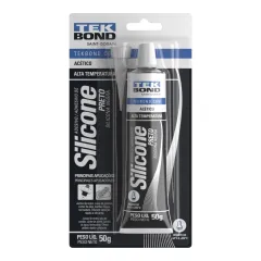 Adesivo de Silicone Acetico 50 g Preto - Tekbond 22044001202