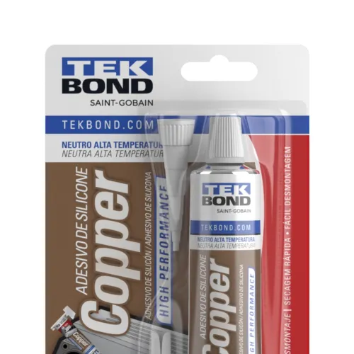 Adesivo de Silicone Neutro de Alta Performance Oximico Cobre 85 g -  Tekbond 22108502300