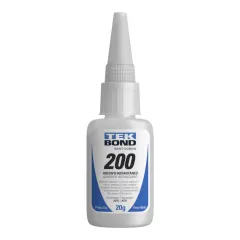 Adesivo Instantâneo 200 Incolor com Bico Anti-entupimento 20 g - Tekbond 20501002800 Adesivo Instantâneo 200 Incolor com Bico Anti-entupimento 20 g - Tekbond 20501002800