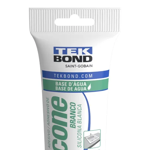 Adesivo de Silicone a Base D'água 130g Branco - Tekbond 22141013000