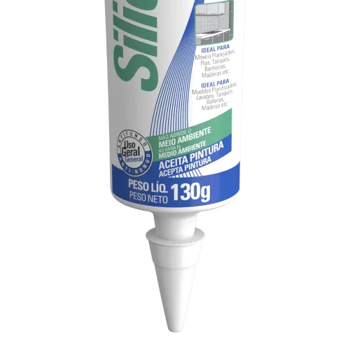 Adesivo de Silicone a Base D'água 130g Branco - Tekbond 22141013000