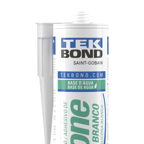 Adesivo de Silicone a Base D'água 280g Branco - Tekbond 22141001000