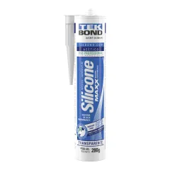 Adesivo de Silicone Acético Maxx Atóxico 280g Transparente - Tekbond 22161028000