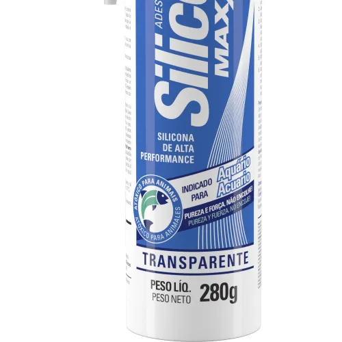 Adesivo de Silicone Acético Maxx Atóxico 280g Transparente - Tekbond 22161028000