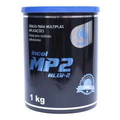 Graxa Azul Para Rolamentos Múltiplas Aplicações - Incollub MP-2 NLGI-2
