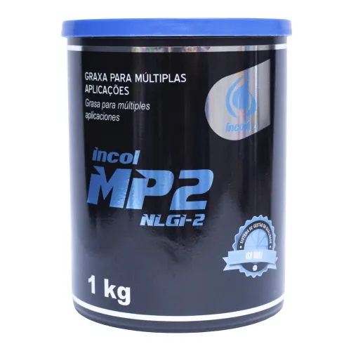 Graxa Azul Para Rolamentos Múltiplas Aplicações - Incollub MP-2 NLGI-2