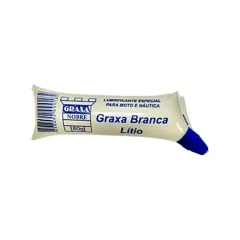 Graxa de Lítio Branca para Moto e Náutica 80 g - Graxa Nobre GBL80