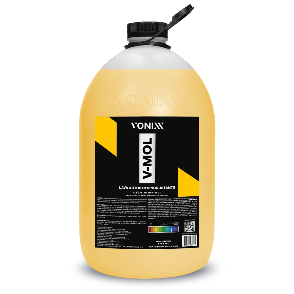 Shampoo Automotivo Desincrustante V-Mol 5L - Vonixx 2050117