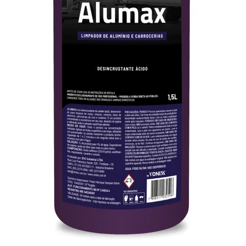Desincrustante Ácido Concentrado Alumax 1,5L - Vintex 2008006