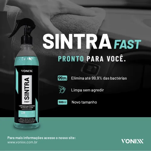 Limpador Interno Bactericida Sintra Fast 500ml - Vonixx 2011044 Limpador Interno Bactericida Sintra Fast 500ml - Vonixx 2011044