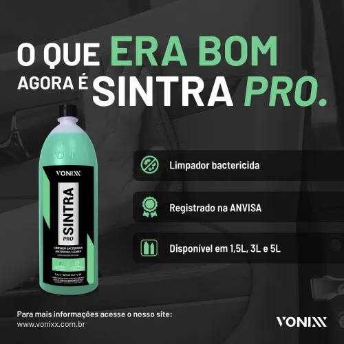 Limpador Interno Bactericida Sintra Pro 1,5L - Vonixx 2011066