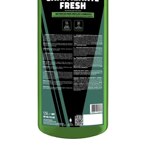 Sanitizante Fresh 1,5L - Vintex 2008032 Sanitizante Fresh 1,5L - Vintex 2008032