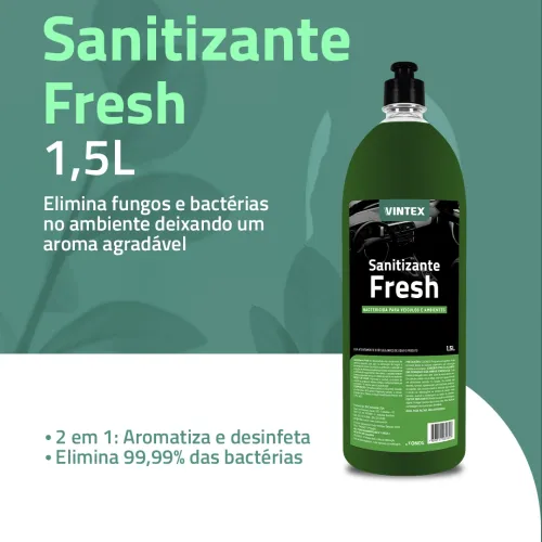 Sanitizante Fresh 1,5L - Vintex 2008032 Sanitizante Fresh 1,5L - Vintex 2008032