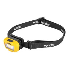 Lanterna de LED COB Recarregável para Cabeça 200 Lúmens - Vonder 80.75.050.200