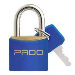 Cadeado em Latão Azul 20 MM - Pado 51016378