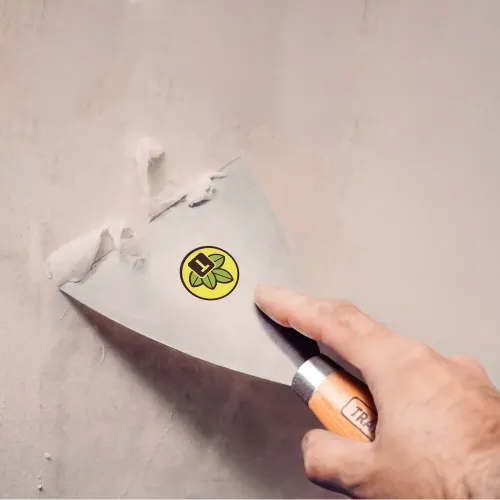 Espátula Metálica Rígida 8 cm com Cabo de Madeira - Tramontina 77394085