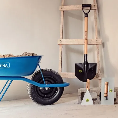 Espátula Metálica Rígida 12cm em Aço Carbono com Cabo de Madeira - Tramontina 77394125