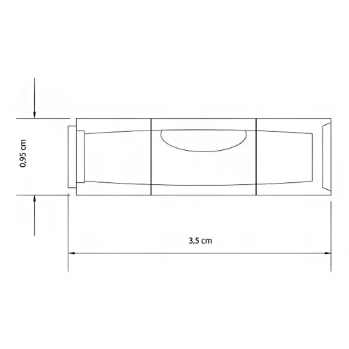 Bolha / Ampola para Nível 9,5 x 35 mm - Tramontina 43121000