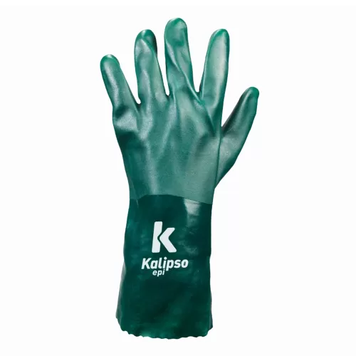 Luva de PVC com Forro Verde 35CM - Kalipso 02.10.1.2