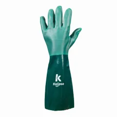 Luva de PVC com Forro Verde 45CM - Kalipso 21.10.1.3