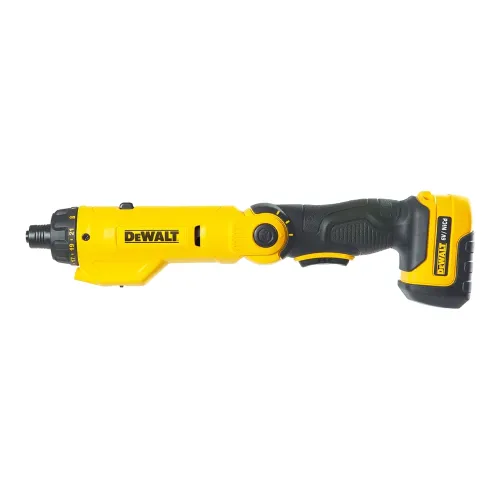Parafusadeira e Furadeira de 1/4 Pol. (6,4mm) a Bateria 6V 600 RPM com 45 Acessórios Maleta e Carregador Bivolt - Dewalt DCF060 Parafusadeira e Furadeira de 1/4 Pol. (6,4mm) a Bateria 6V 600 RPM com 45 Acessórios Maleta e Carregador Bivolt - Dewalt DCF060